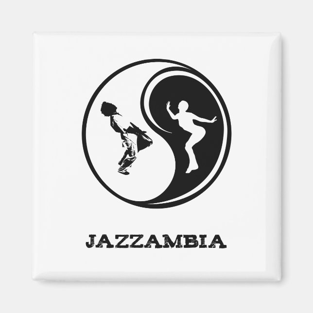 Jazzambia Yin Yang Magnet (Framsidan)