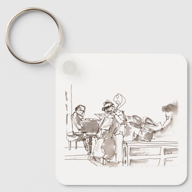 jazzbandkonst nyckelring (Framsida)