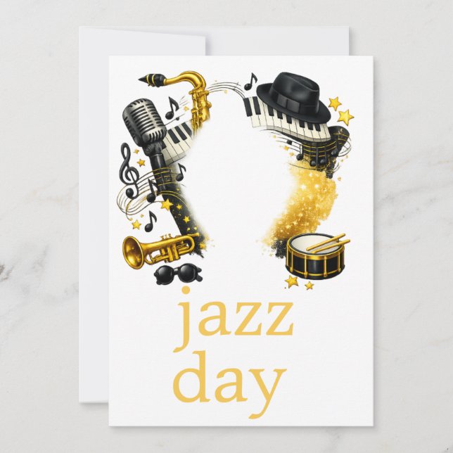 jazzdag  inbjudningar (Framsida)