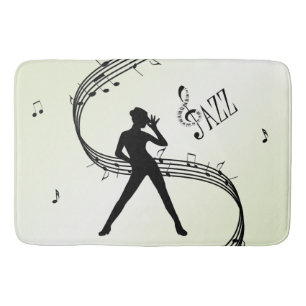 Jazzdans Ljus Oliv Musik Badrumsmatta