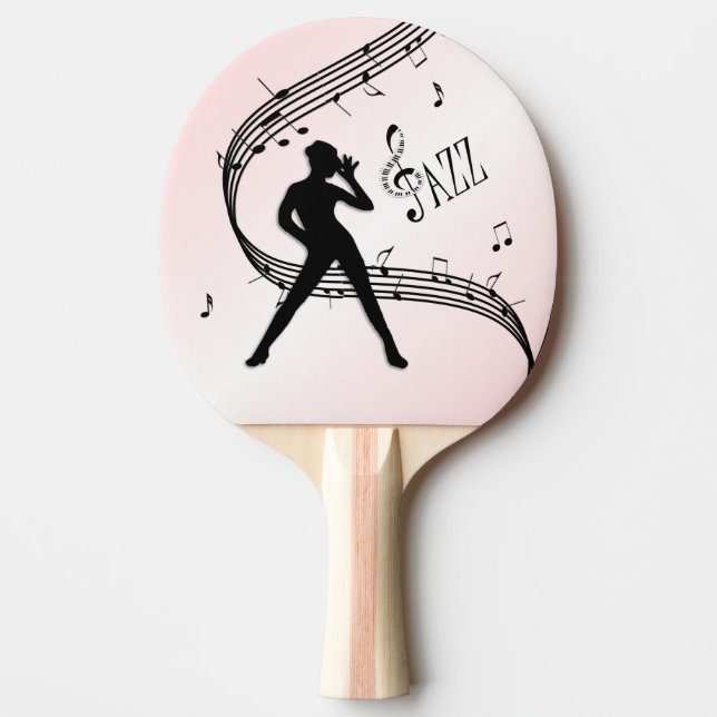 Jazzdans Rosa Musik  Pingisracket (Framsidan)