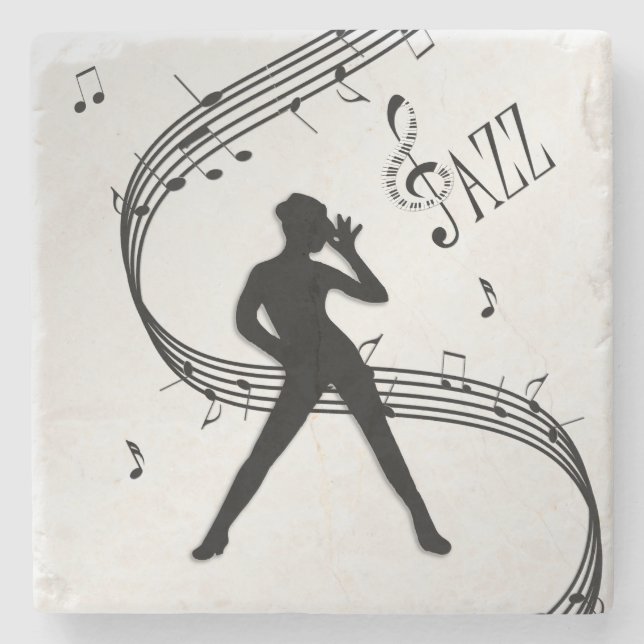 Jazzdans Silver Stenunderlägg (Framsidan)