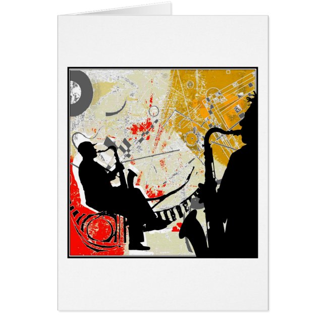 JazzDudes Hälsningskort (Framsidan)