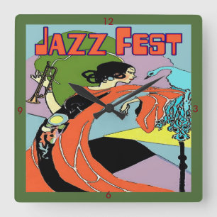 JazzFestkonst Decco tar tid på Fyrkantig Klocka