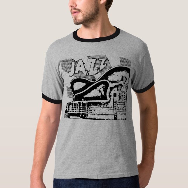 Jazzgitarr: Fördjupningen förkroppsligar bästa w/F Tröja (Framsida)