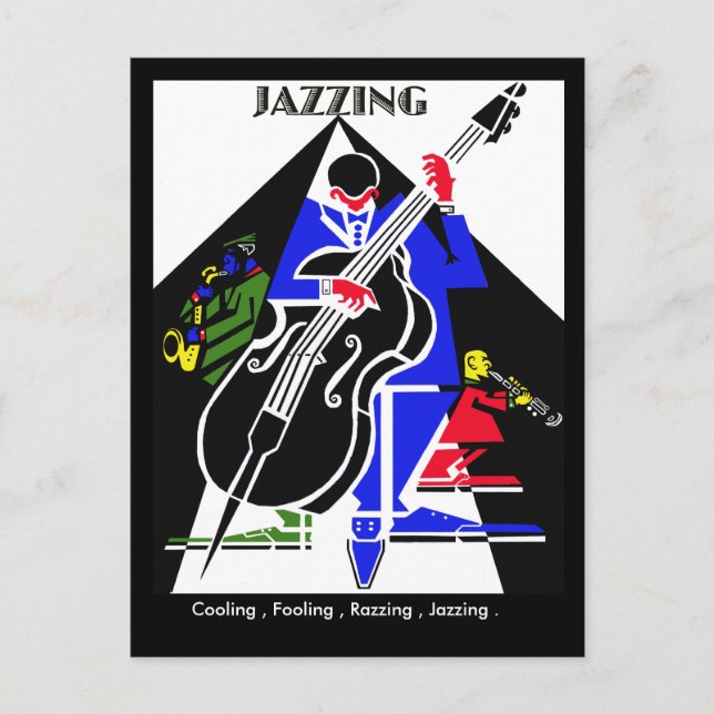 JAZZING.. VYKORT (Framsida)