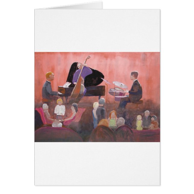 Jazzklubb Hälsningskort (Framsidan)