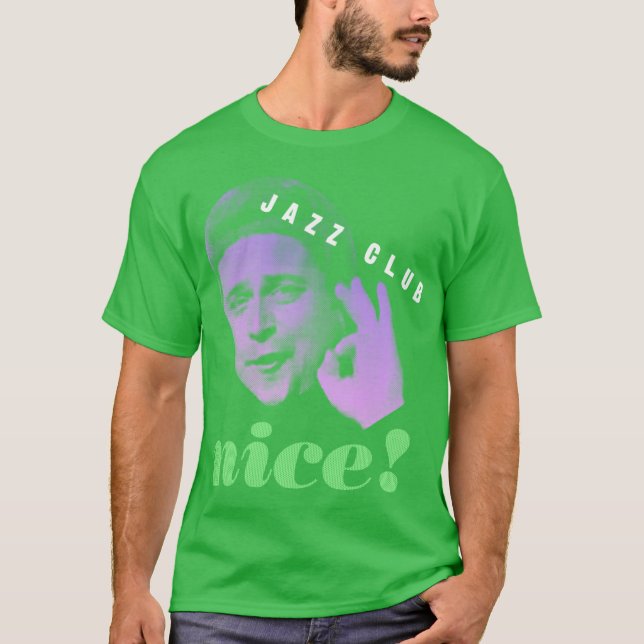 Jazzklubb vintage t shirt (Framsida)