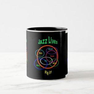 Jazzliv Två-Tonad Mugg