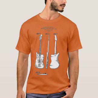 Jazzmaster Guitar Patent  T Shirt