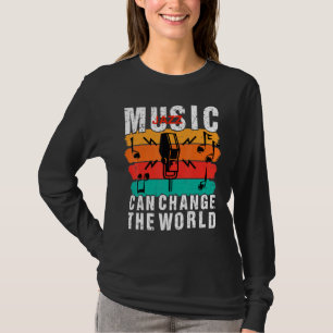 Jazzmusik kan förändra världar Retro Vintage T Shirt