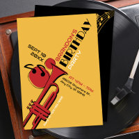 Jazzmusik trumpet födelsedag