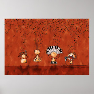 Jazzmusikband Poster