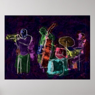 Jazzmusikband Poster