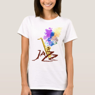 Jazzsaxofon Tee
