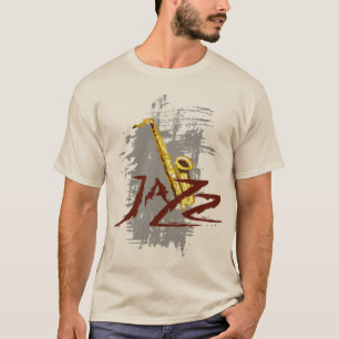 Jazzsaxofon Tee Shirt