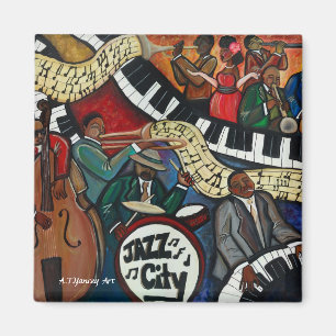 Jazzstadsmagnet Magnet