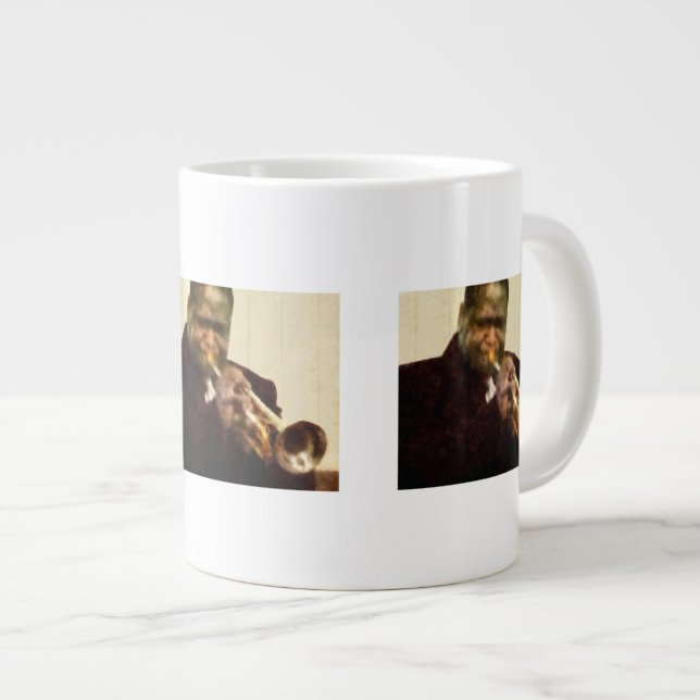 Jazztrumpetare Jumbo Mugg (Framsida höger)