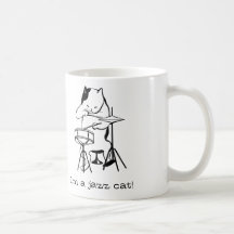 Jazzy Cat Mugg