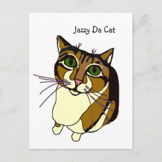 Jazzy Da Cat vykort