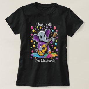 Jazzy Elephant Sergranat Birthday T Shirt