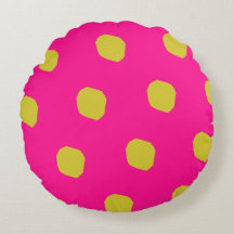 Jazzy färg Round Pillow