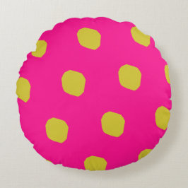 Jazzy färg Round Pillow Rund Kudde