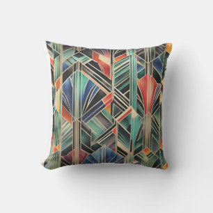 Jazzy Geometric Elegant Classic Boho Geometrical Kudde