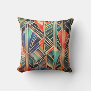 Jazzy Geometric Elegant Classic Boho Geometrical Kudde