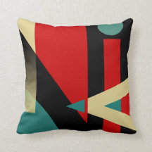 Jazzy Geometric Mönster| Svart röd tejpöl