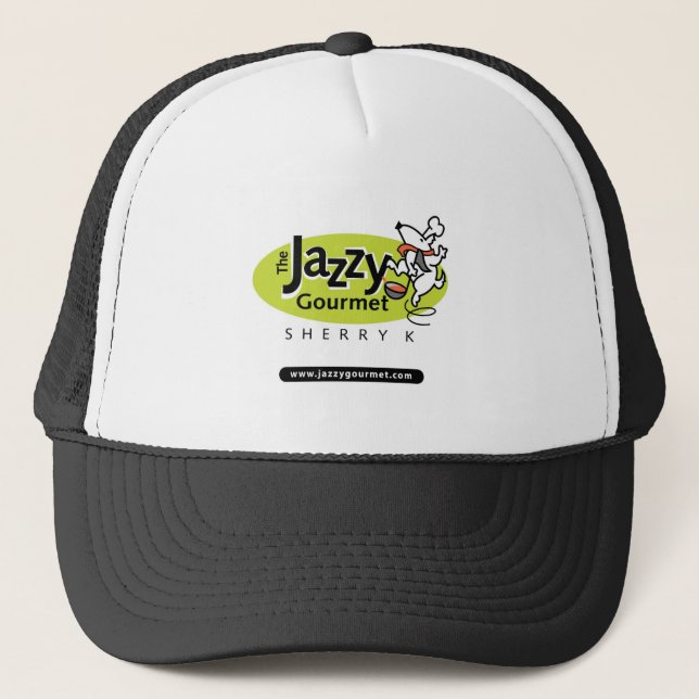 Jazzy gourmet- hatt truckerkeps (Framsida)