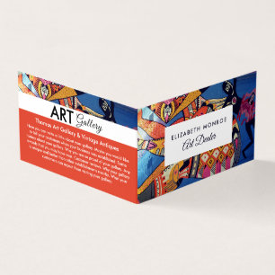 Jazzy Graffiti Art, Art Dealer, Detailed Visitkort