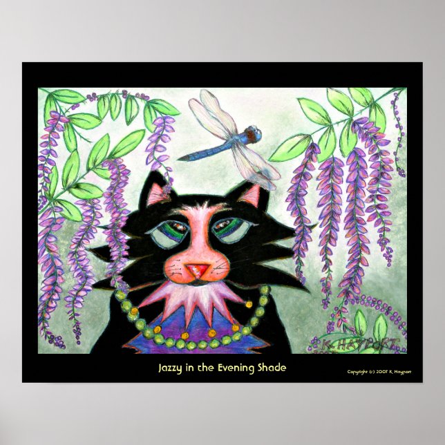 Jazzy i kväll poster (Framsidan)