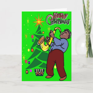 Jazzy jul helgkort