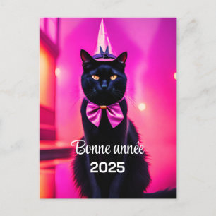 Jazzy Kattunge - Bonne année Helg Vykort