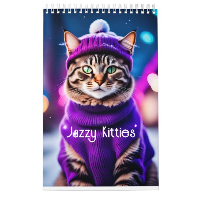 Jazzy Kattunge Calendar Kalender (Omslag)