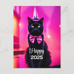 Jazzy Kitty - Glad 2025 Vykort