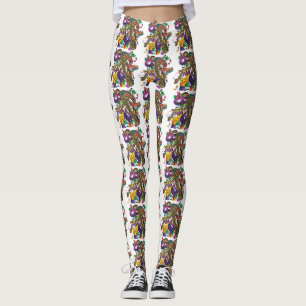 Jazzy Music Fest i New Orleans Leggings