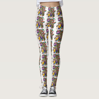 Jazzy Music Fest i New Orleans Leggings
