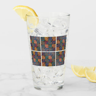 Jazzy Riff Geometriskt Pintglas Glaskopp