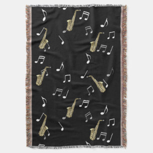 Jazzy Saxophone & Musik noter Filt