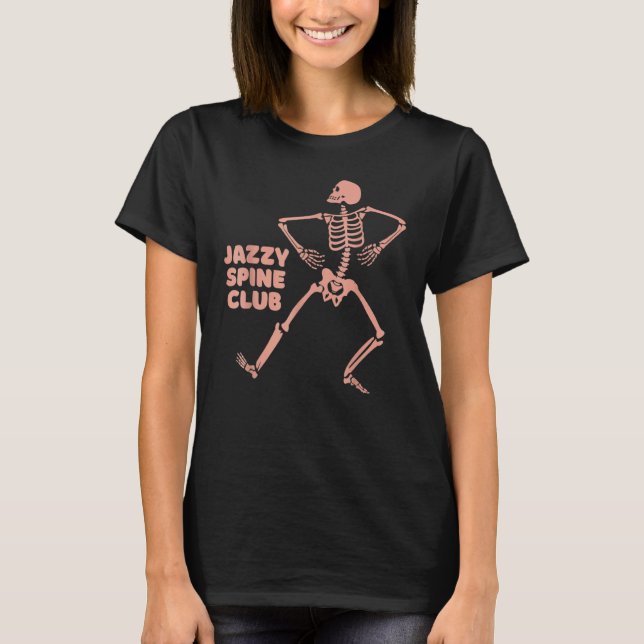 Jazzy Spine Klubb Scoliosis Warrior T Shirt (Framsida)