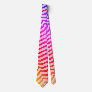 Jazzy Trippy Psychedelic Tropical Stripey Mönster Slips
