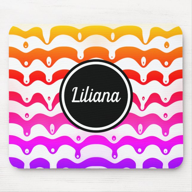 Jazzy Tropical psychedelic Dripping Rand Musmatta (Framsidan)