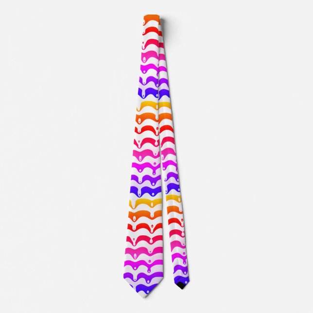 Jazzy Tropical Psychedelic Dripping Rand Slips (Framsida)