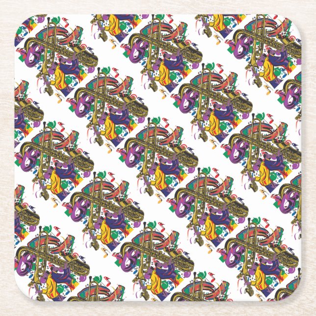JAZZy Underlägg Papper Kvadrat (Framsidan)