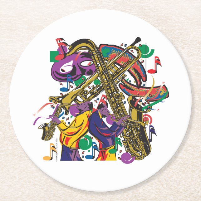 JAZZy Underlägg Papper Rund (Framsidan)