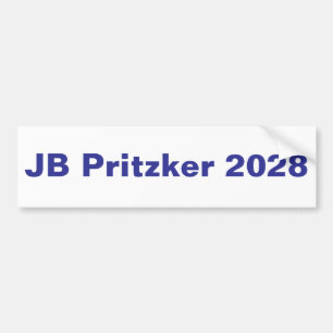 JB Pritzker 2028, springa för talman Bildekal