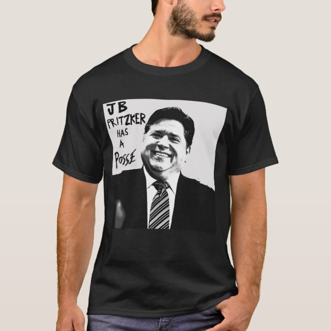 JB Pritzker har en Posse T-Shirt (Framsida)