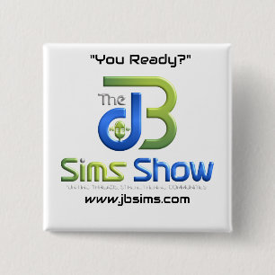 "JB Sims Show Unity Square Button - Insamlingsbar Knapp